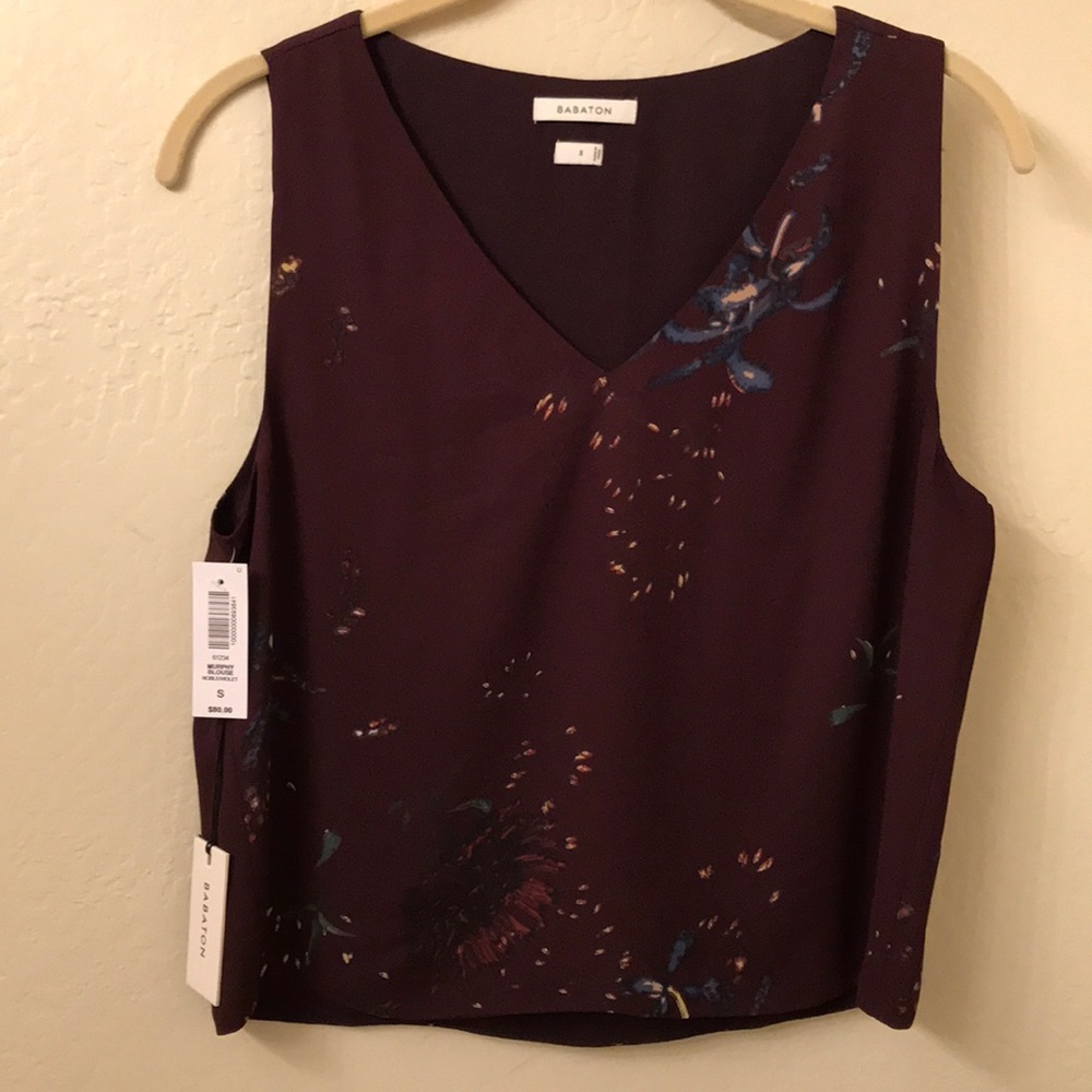 NWT Aritzia Bavarian Murphy blouse vneck tank